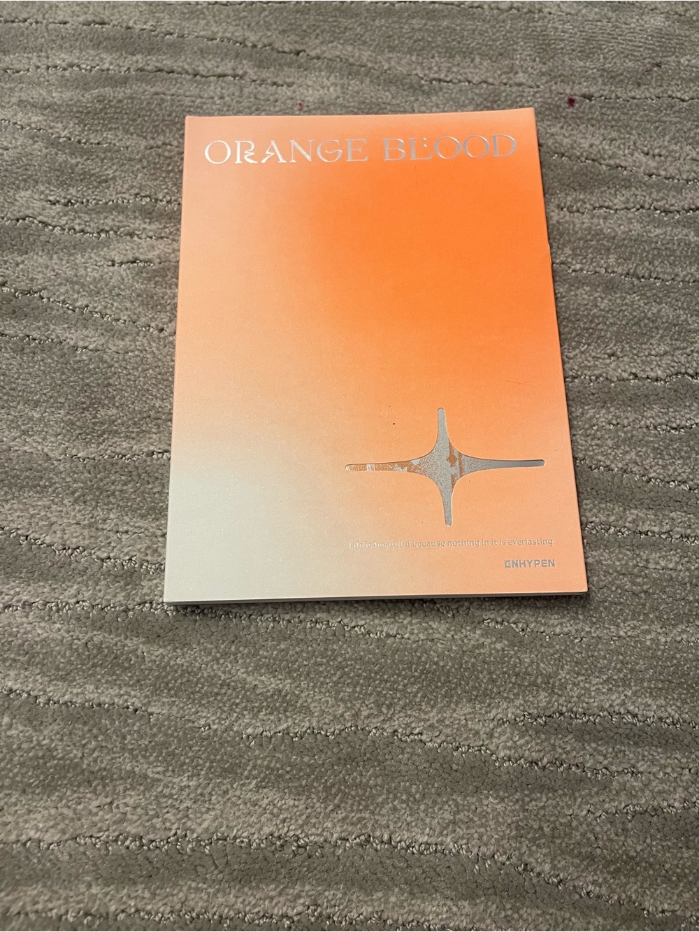 ORANGE BLOOD Album Photobook - Gradient Orange & Cream
